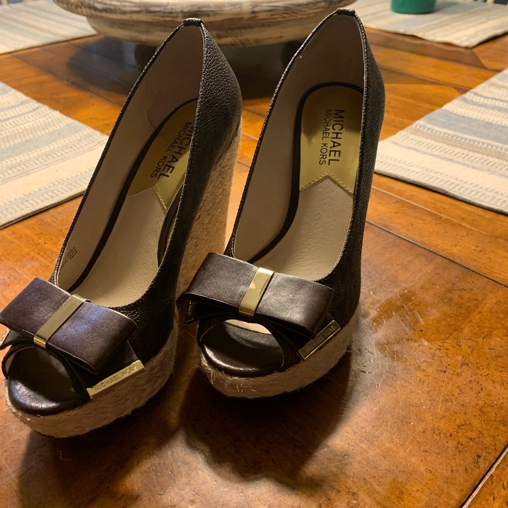 Michael Kors wedge heels